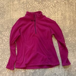 Eddie Bauer Berry Fleece Quarter-Zip Pullover